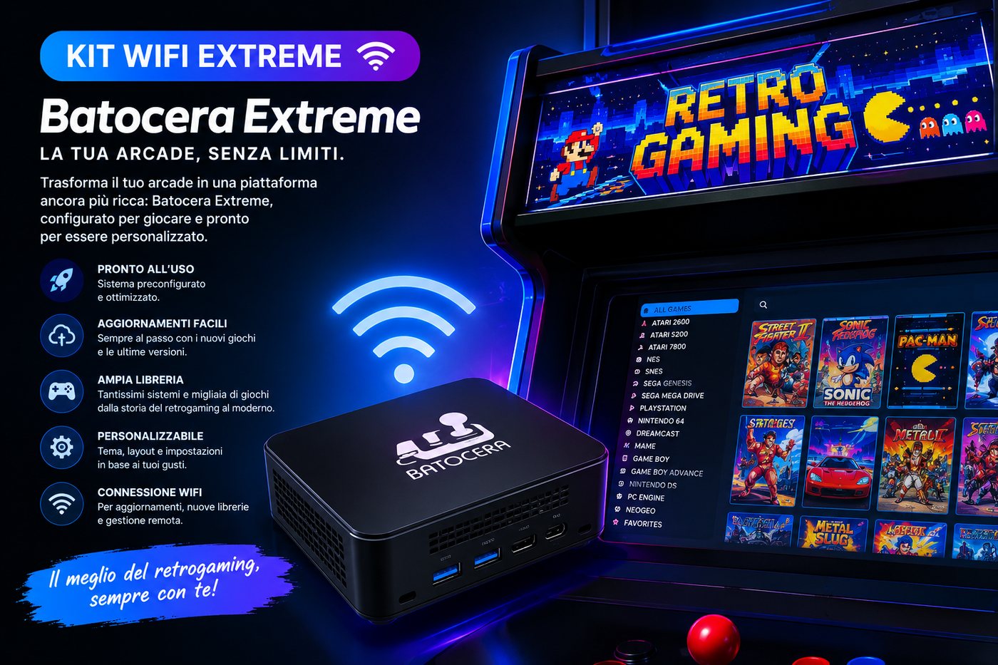 Batocera e arcade Digital Retro Game